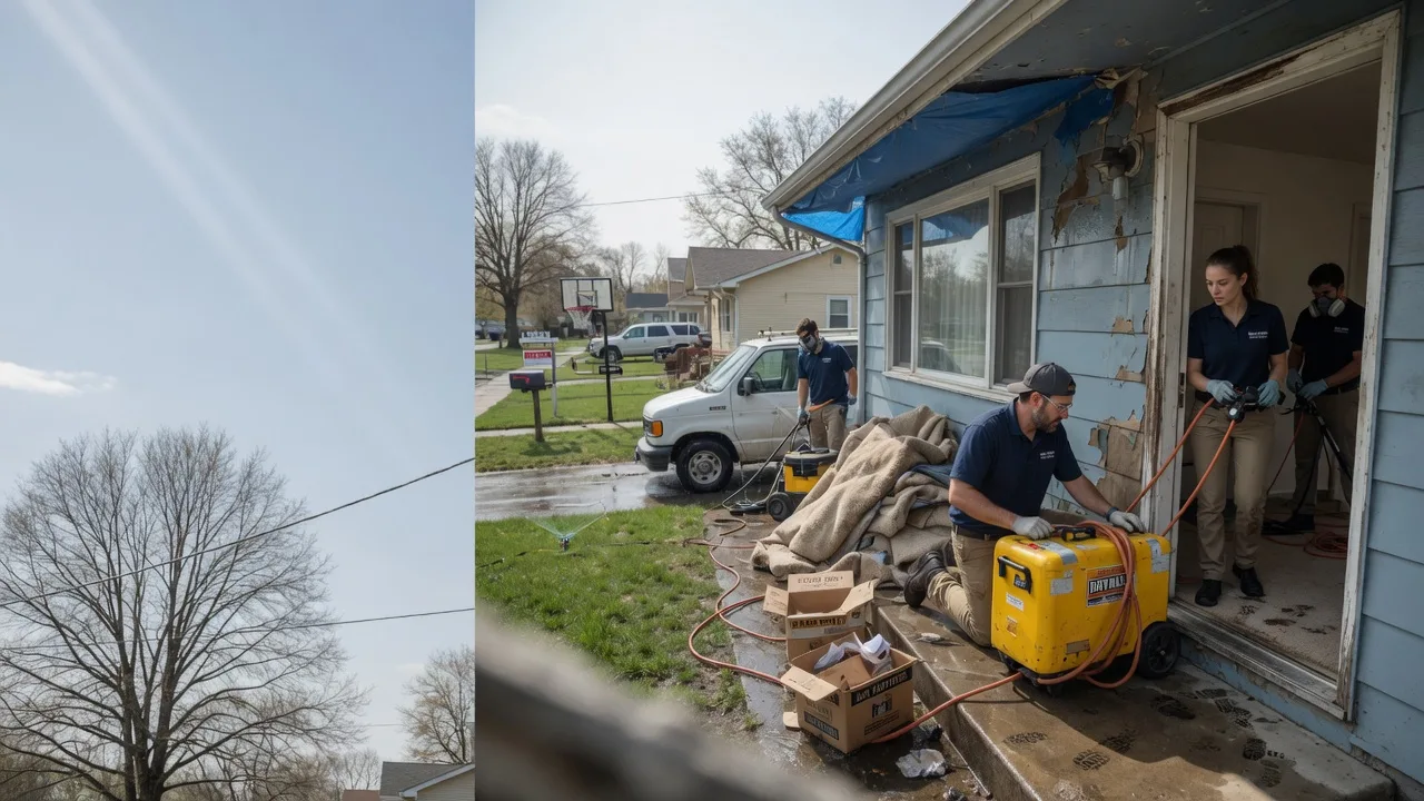 Basement Flood Cleanup in Liverpool, PA near me